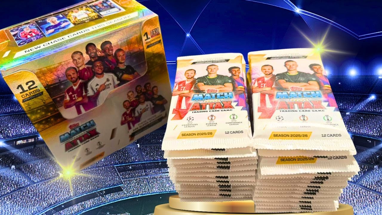 KOMPLETTE DISPLAY BOX 😱🔥 TOPPS MATCH ATTAX CHAMPIONS LEAGUE 2025/26