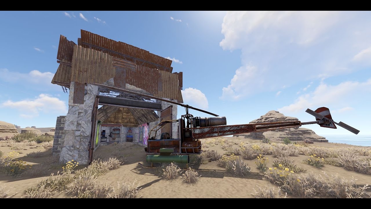 Rust Attack Helicopter Storage #rust