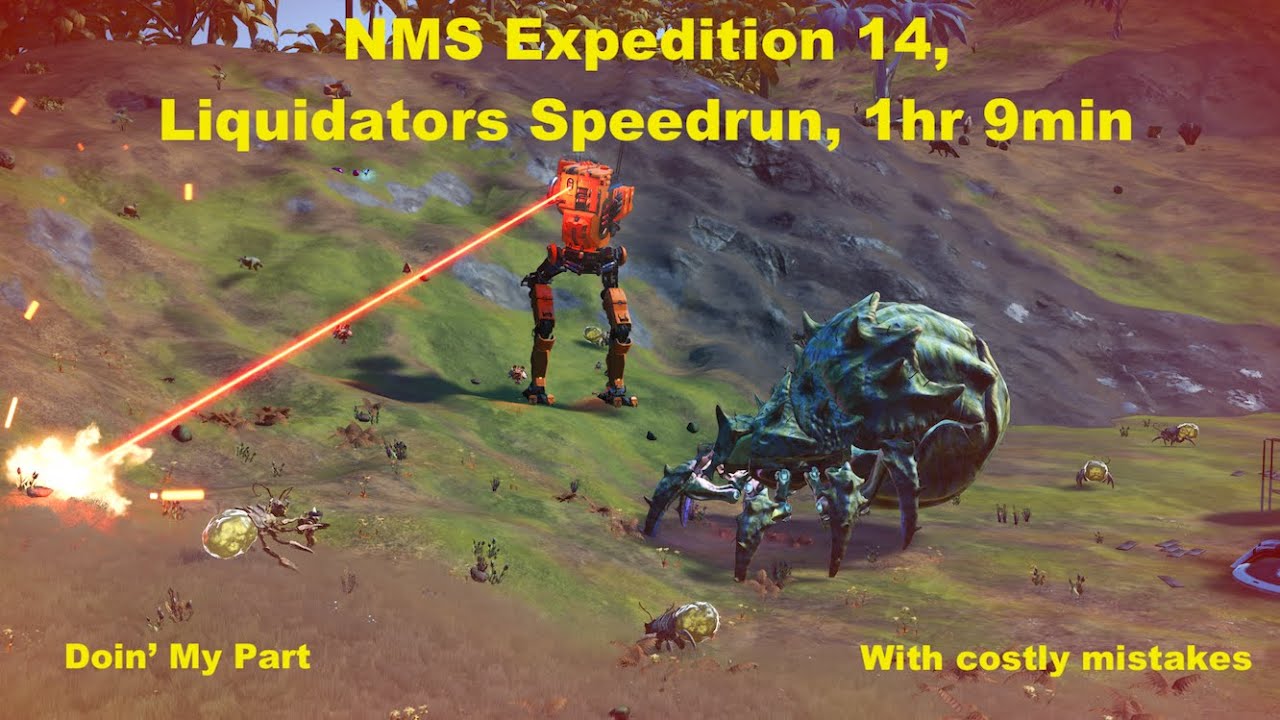 NMS Expedition 14, Liquidators Speedrun