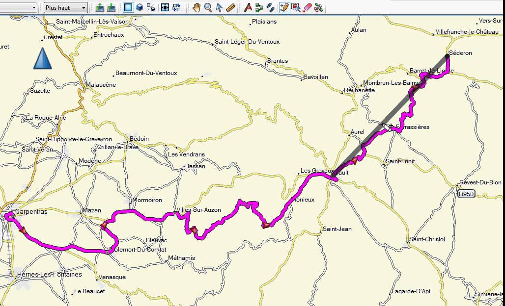2_basecamp tuto itinéraire modification