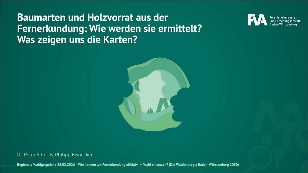 Baumarten und Holzvorrat (Adler, FVA)