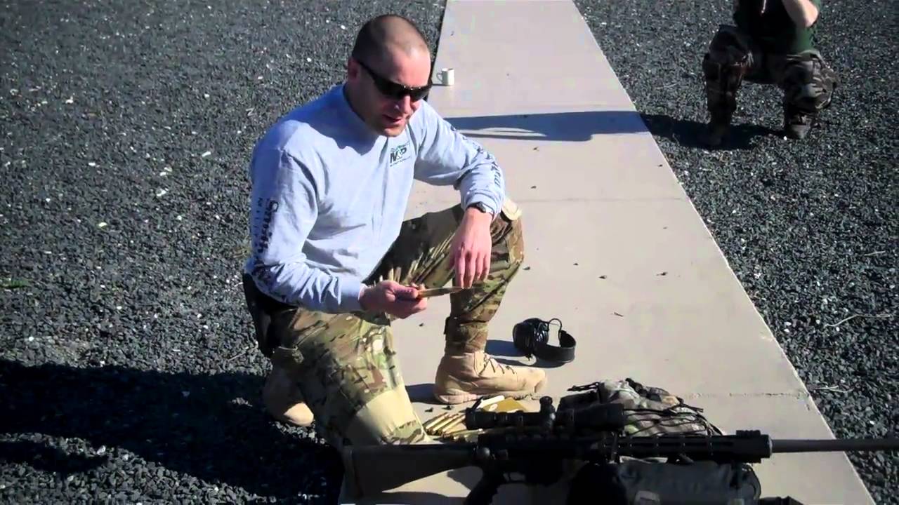 Crimson Trace's Iain Harrison and his .50 BMG