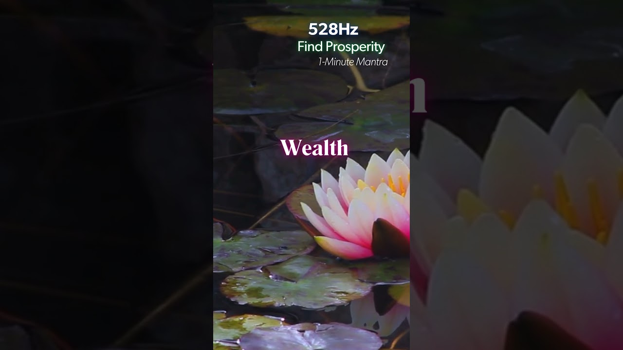 WEALTH & ABUNDANCE Alignment 💰 | 528Hz Affirmation #MyMantra #IAttractWealth #528hz
