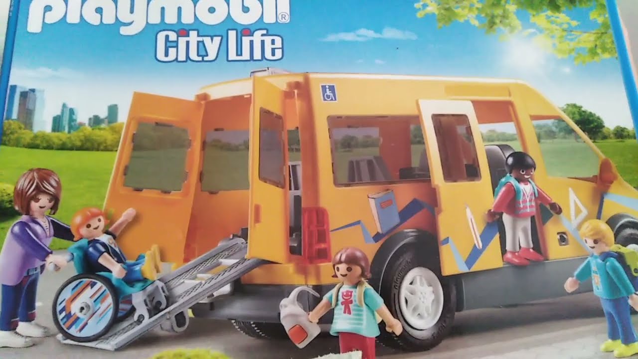 Transporte escolar Playmobil City.