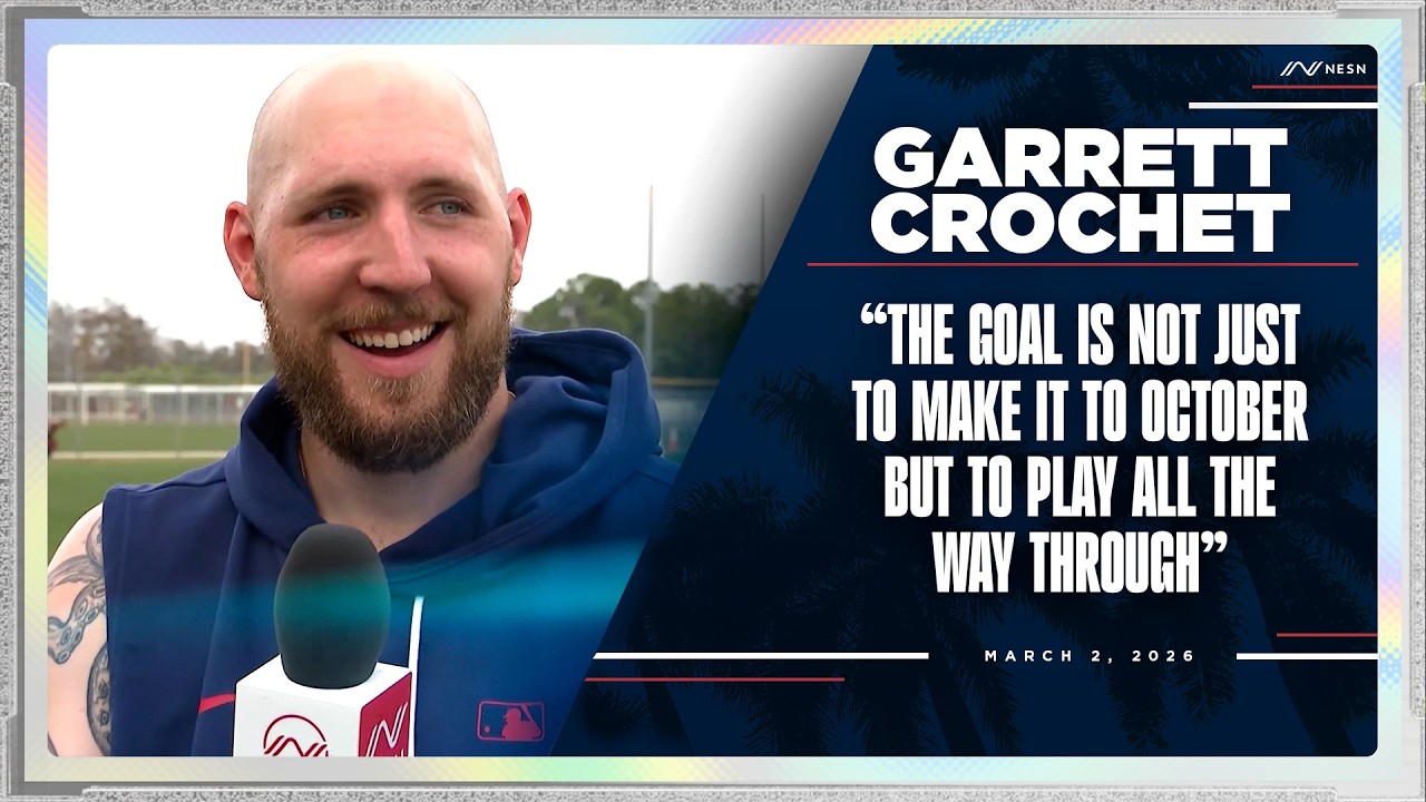 Red Sox Ace Garrett Crochet Exclusive 1-On-1 Interview During Spring Training