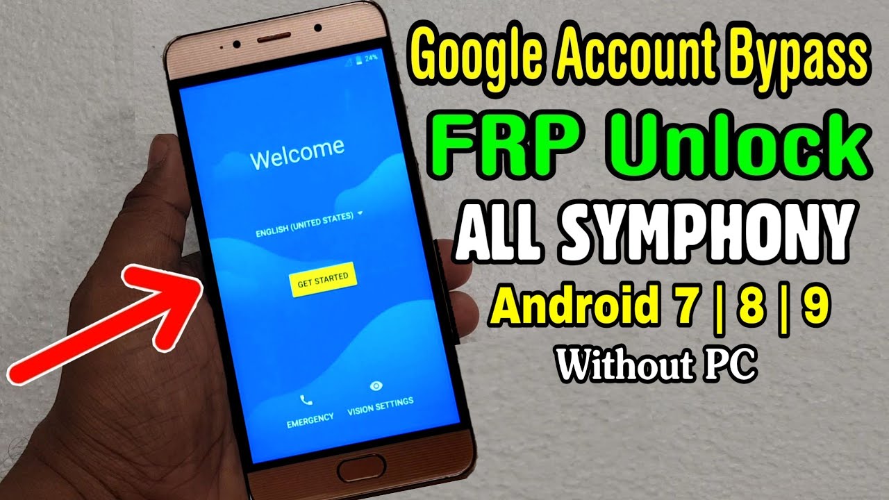 ALL SYMPHONY PHONE FRP UNLOCK or GOOGLE ACCOUNT BYPASS || Android 7 | 8 | 9 (Without PC)