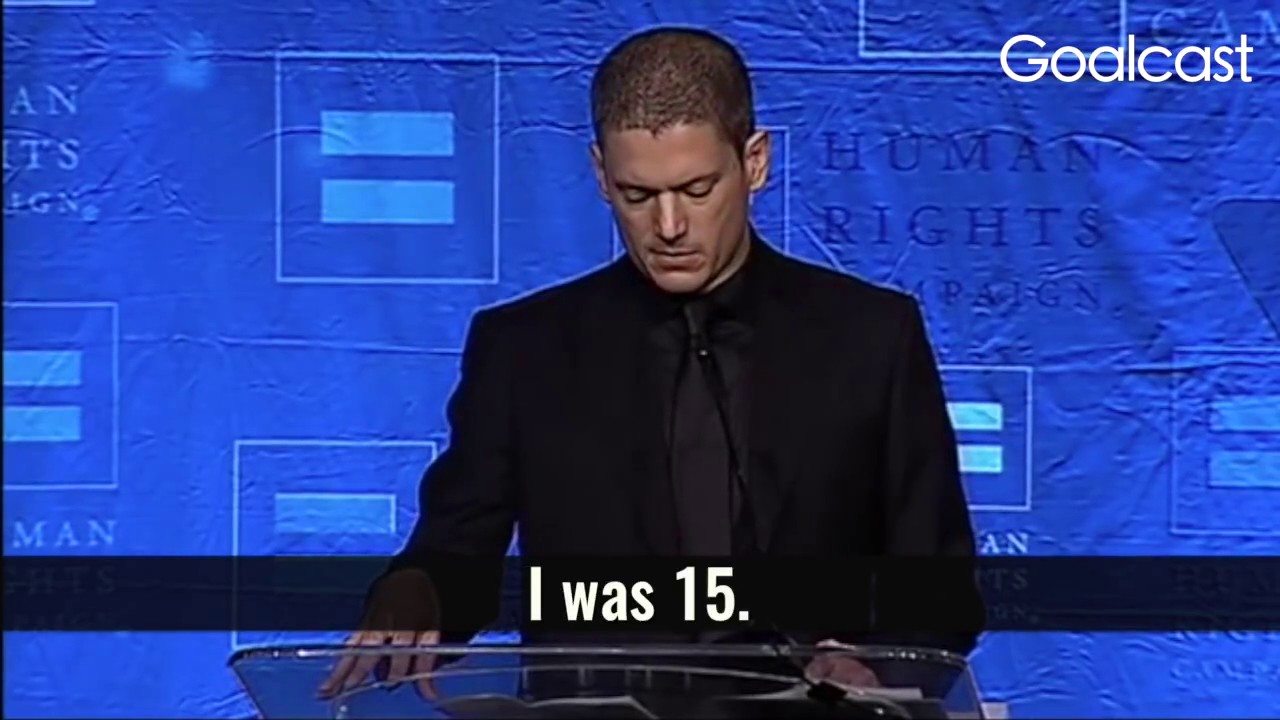 Inspiring speech of Wentworth Miller