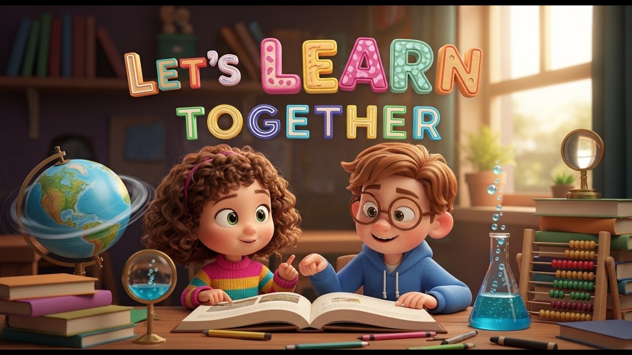 Let’s Learn Together 🎵 | Fun Kids Learning Song | Preschool & Kindergarten Song