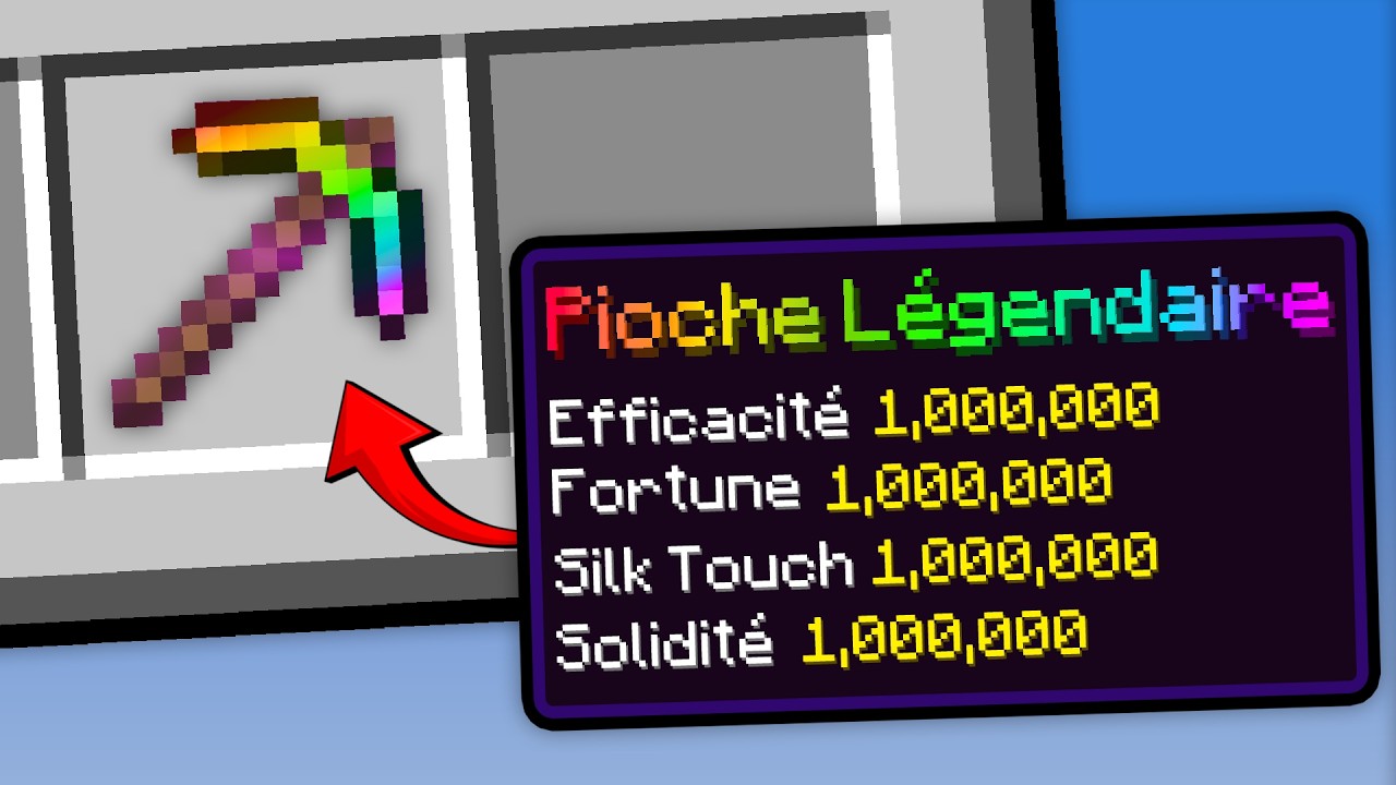 Minecraft mais TOUS les Enchantements sont Niveau 1 000 000