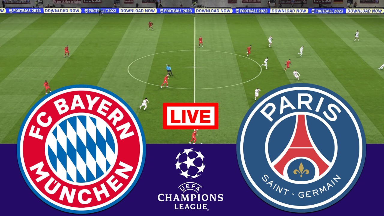 🔴Live : Bayern M&uuml;nchen gegen PSG | Champions-League 25/26 | Video Game Simulation