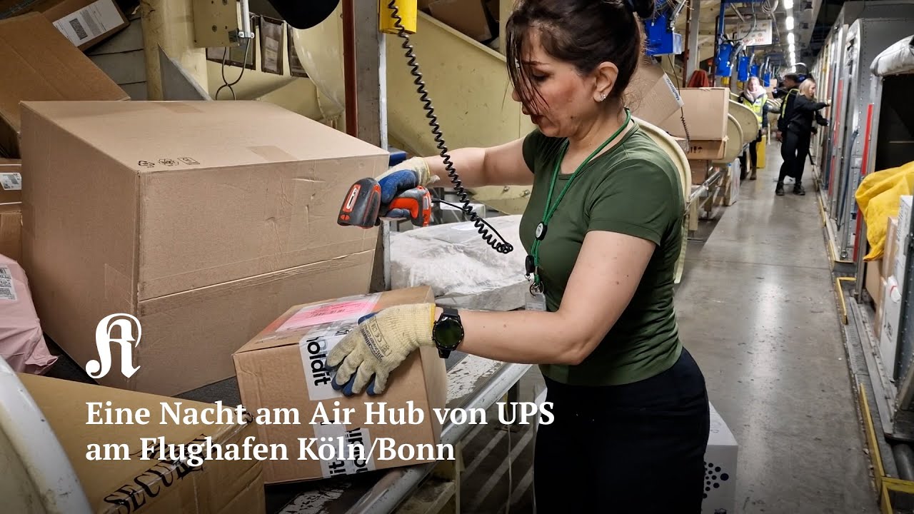 Eine Nacht am Air Hub von UPS am Flughafen K&ouml;ln/Bonn