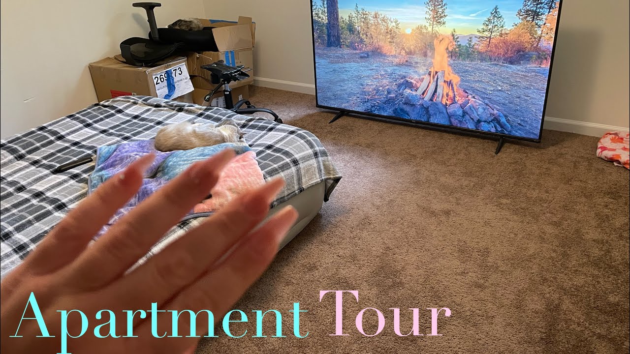 asmr empty apartment tour 🏠✨