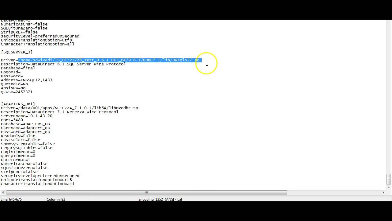 SQL server resource for Metadata Manager
