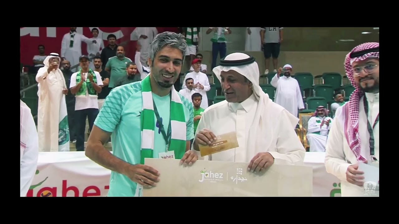 الأهلي بطل كأس جاهز لكرة الطائرة (احتفالات الجمهور والتتويج وثناء مدرب الأهلي على الجمهور)