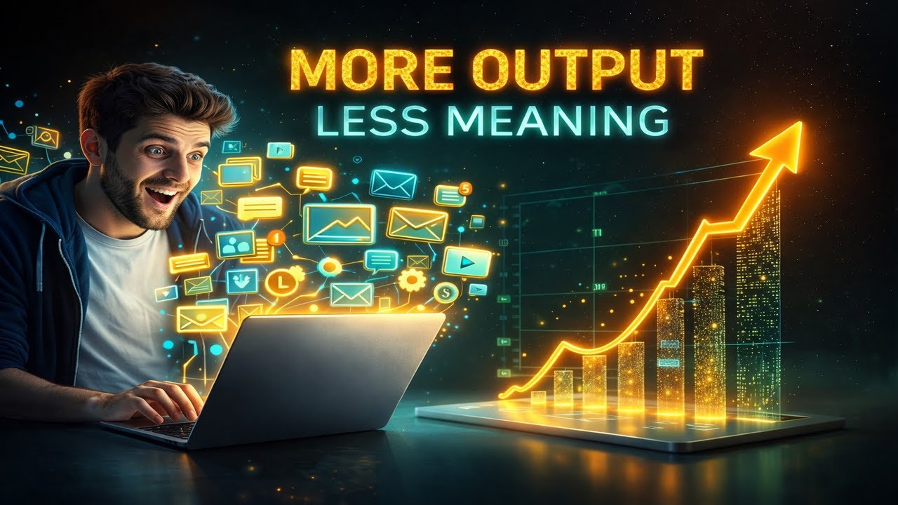 AI Productivity: More Output, Less Meaning | Are We Losing Purpose?