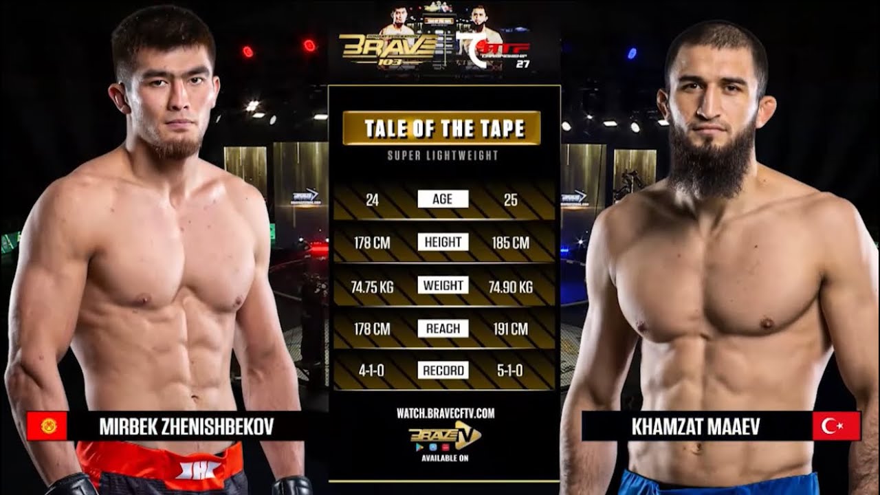 ATFC27 🇰🇬MIRBEK ZHENISHBEKOV vs 🇹🇷KHAMZAT MAAEV