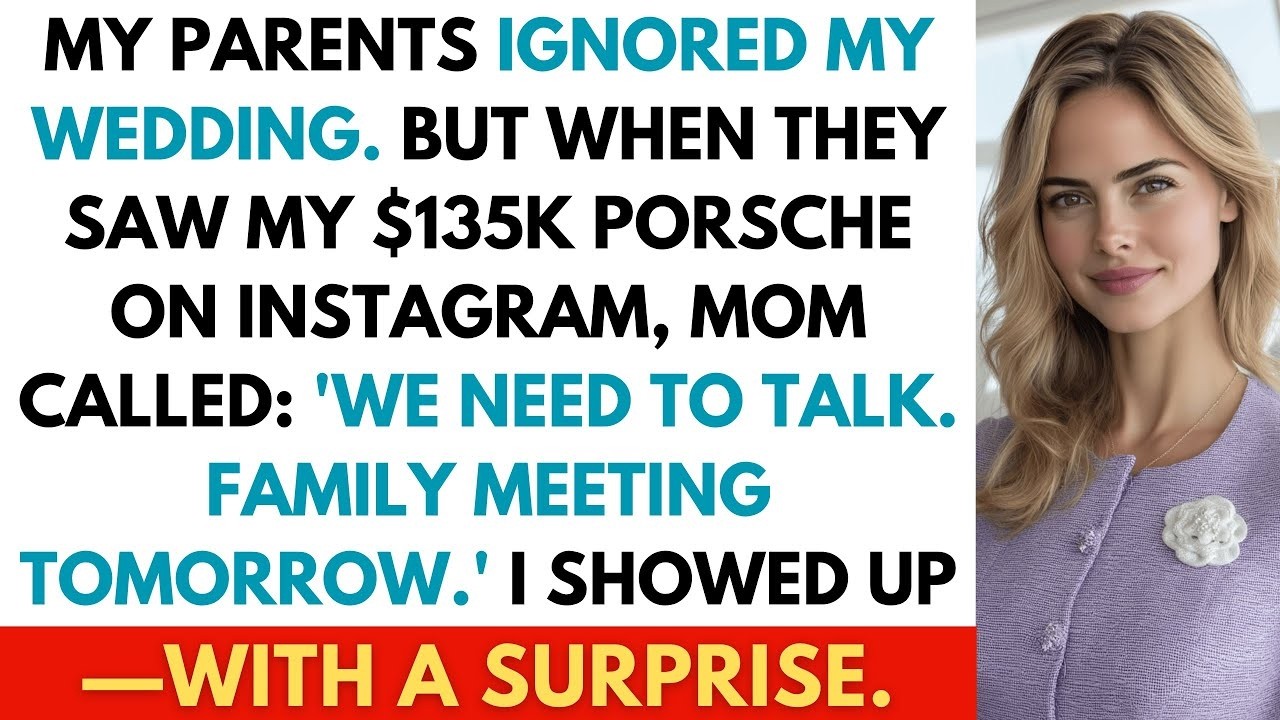 My Parents Ignored My Wedding, But When They Saw My $135,000 Porsche, They Remembered I Existed