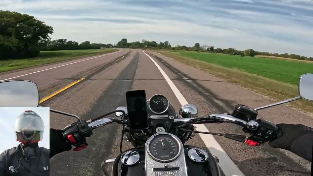 Harvest Time down Jordan, Minnesota Country Roads (Part 1) | Harley-Davidson POV Pure Engine Sound