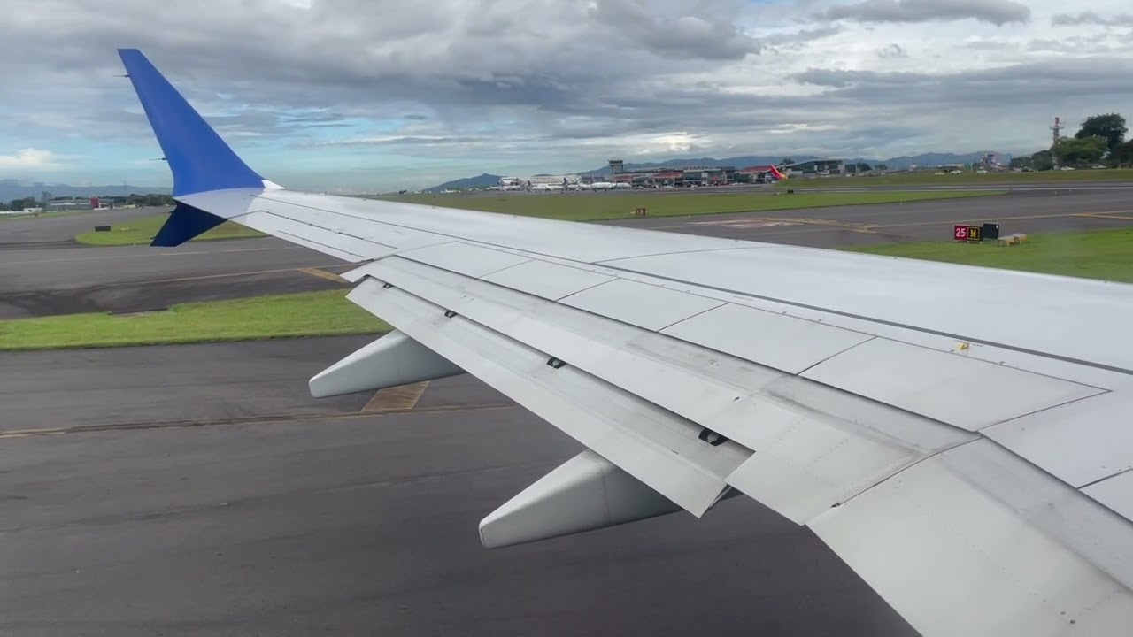Cloudy San Jose Takeoff - Boeing 737-8 Max - N17311 - MROC-KDEN