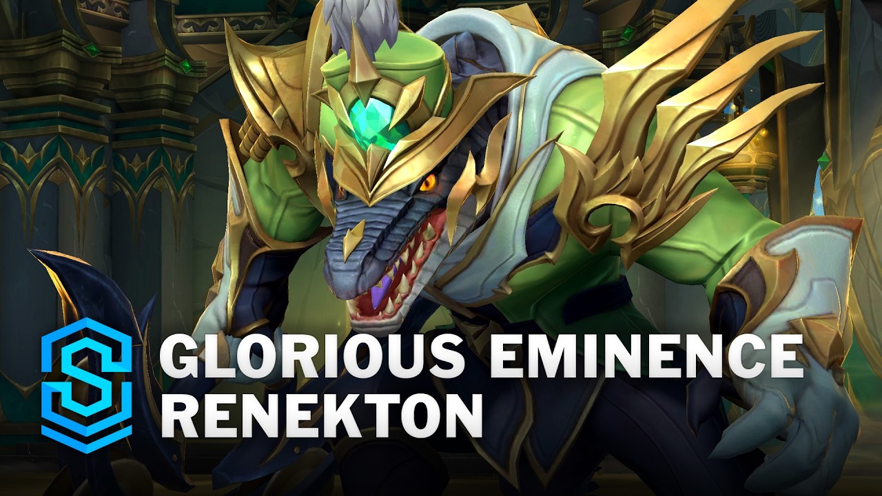Glorious Eminence Renekton Wild Rift Skin Spotlight
