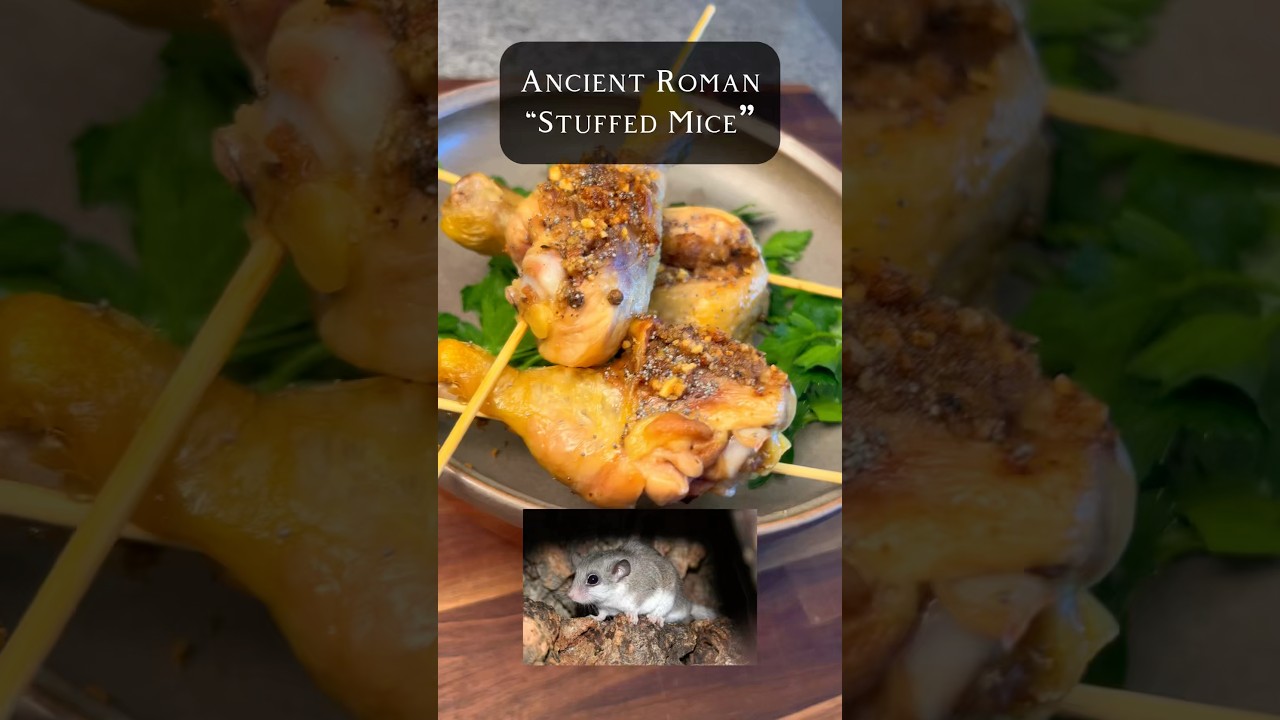 Romans loved stuffed dormice #recipe #history #ancient #romanempire #fyp #roman #spqr #cooking