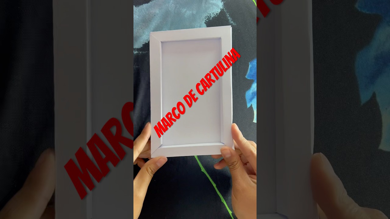 Te ense&ntilde;o a crear este lindo marco de cartulina 😍😱tik tok: @diana.xico #tutorial #manualidadesdiy