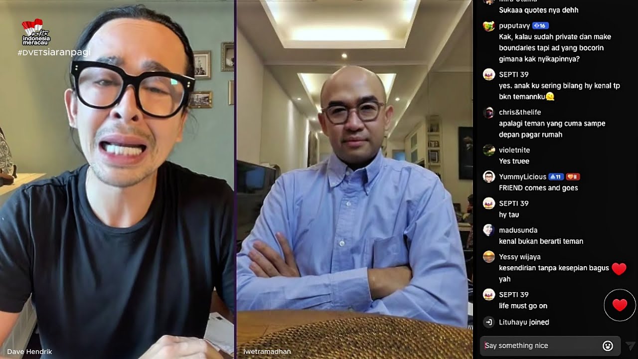 Berproses Akan jauh Lebih Mudah Jika Orang-Orang Diam, Jaga Privasi - Dave and Iwet
