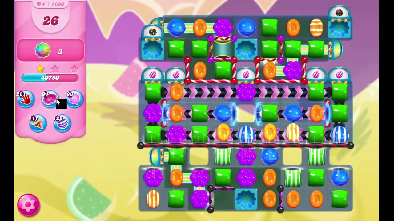 Candy Crush Saga Level 7689 To 7691