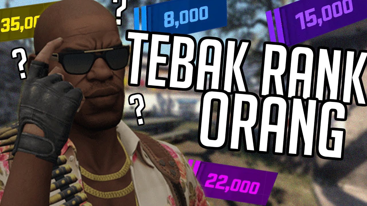 Tebak RANK Orang Tapi di Counter Strike 2