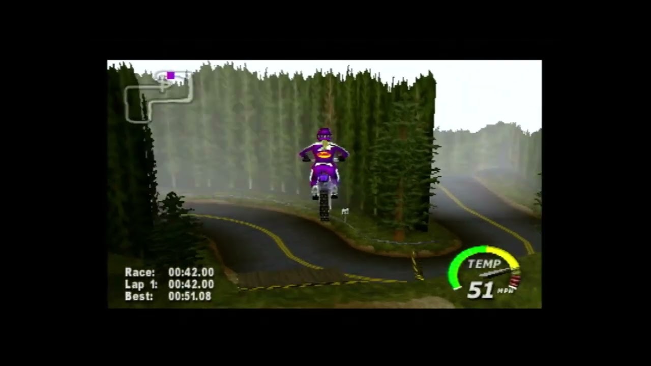 PD4FR -- Excitebike 64 (N64) -- Lefty's Mill in 1:41.98 and 50.50 flap