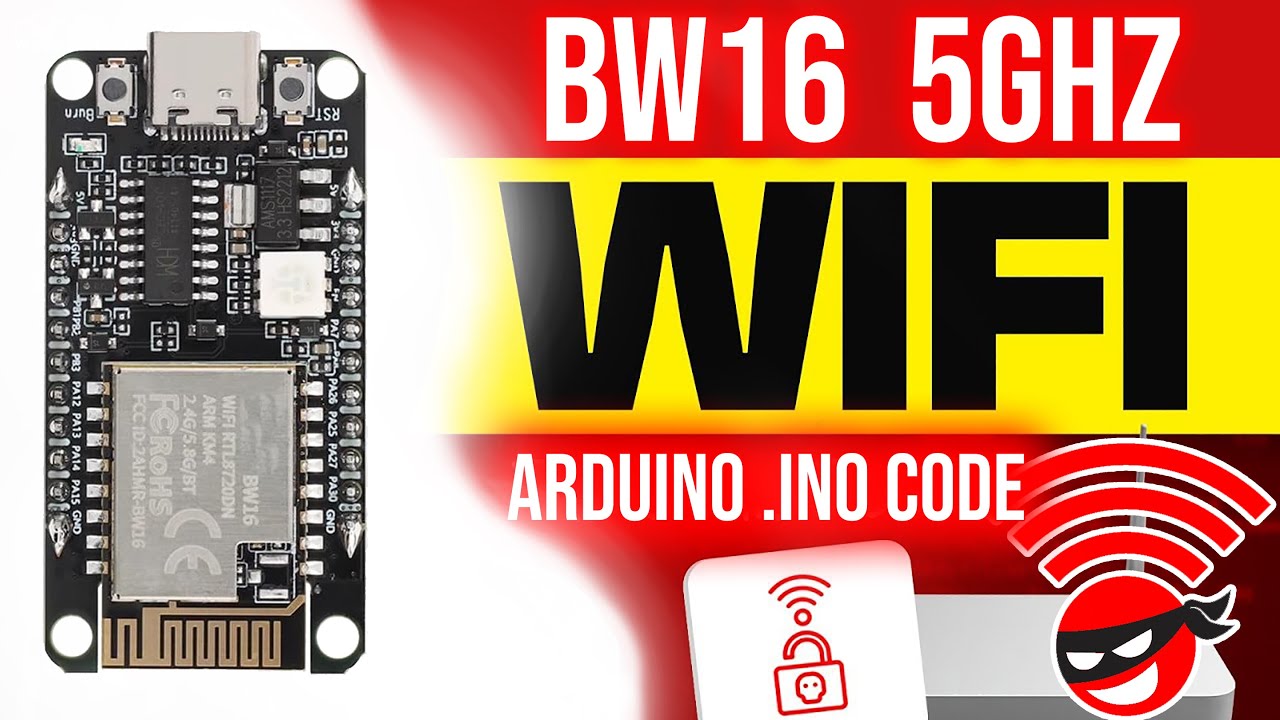RTL8720DN + BW16 Kit | Arduino .ino Code &mdash;📶 Dual-Band (2.4 & 5 GHz) Wireless Test Lab (Educational)