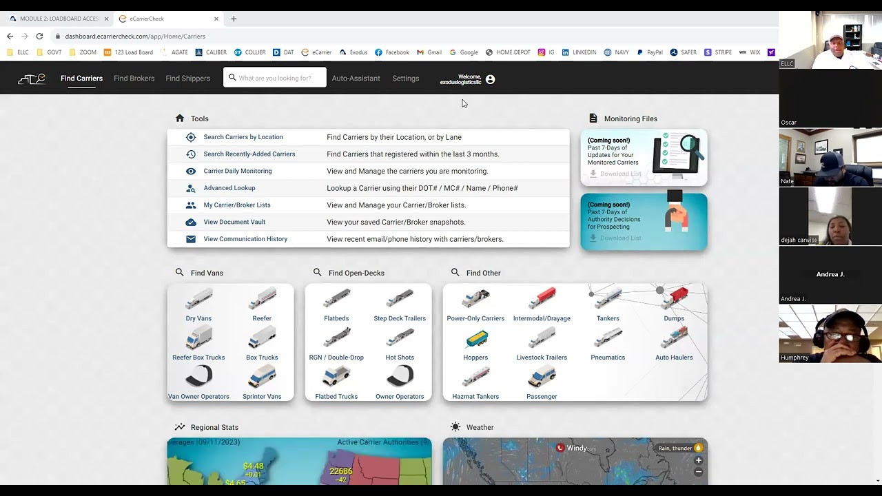 9.13.2023 - Dispatcher 101 & eCarrier Check with Nate