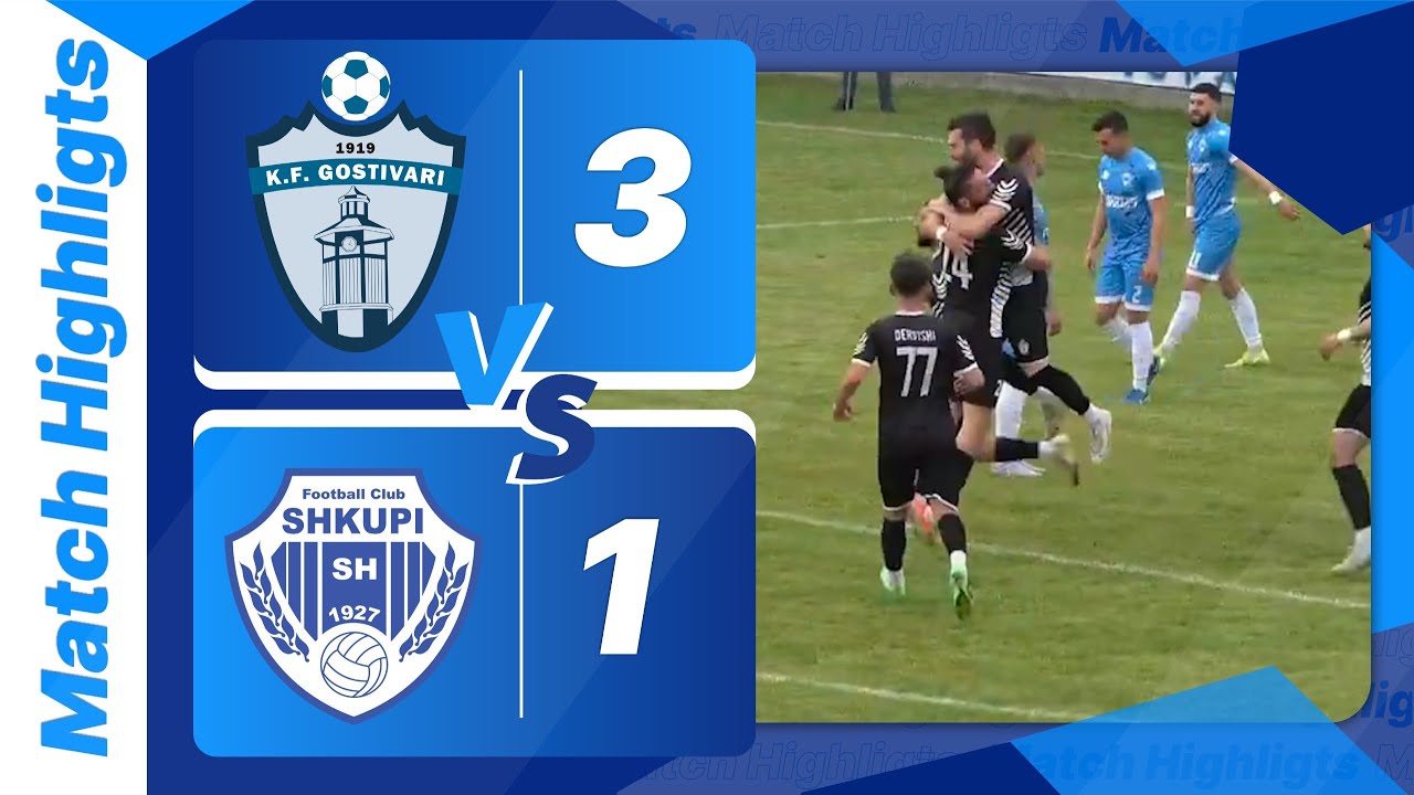 KF GOSTIVARI 3-1 FC SHKUPI (Match Highlights-1.MFL Week 27 - 13.04.2025)