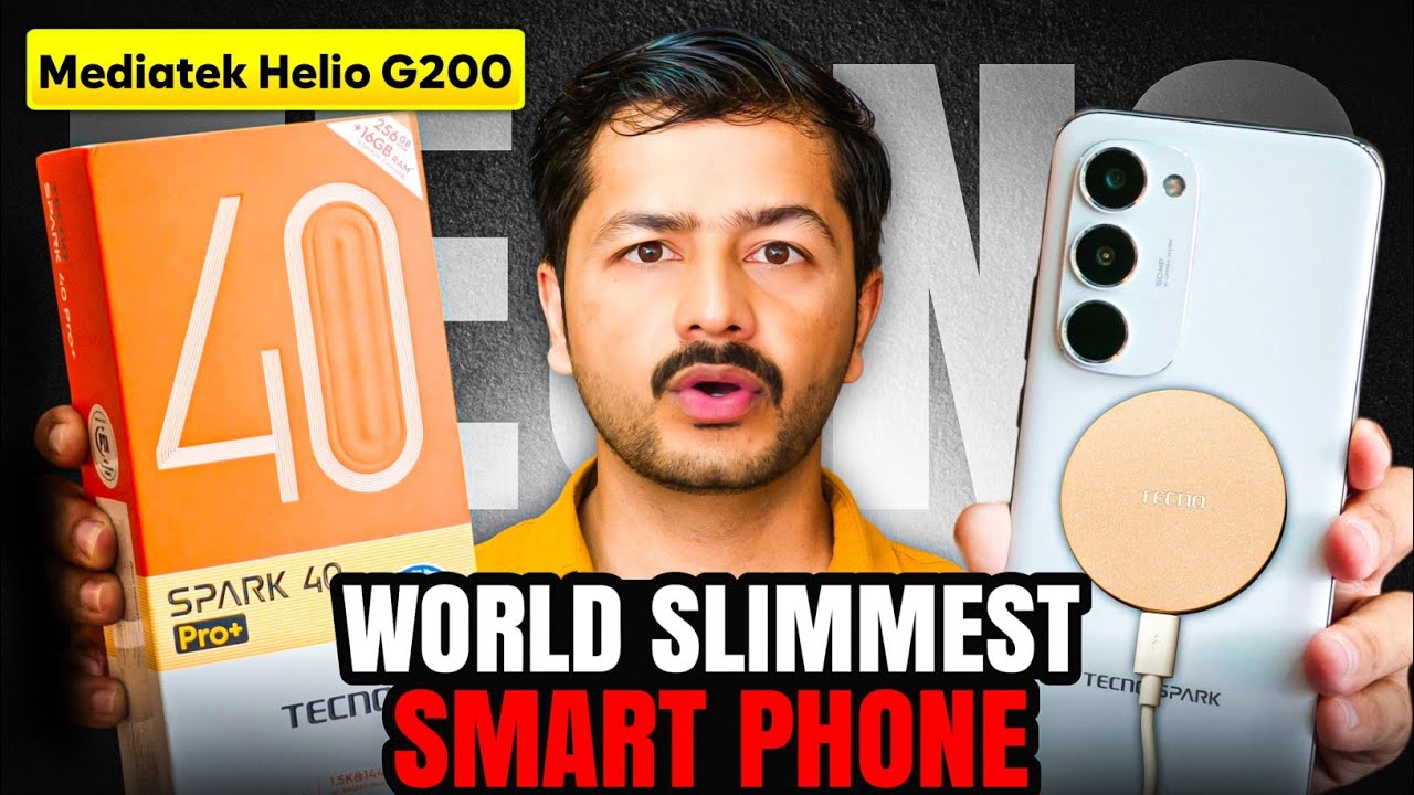 Tecno Spark 40 Pro+ Unboxing - MediaTek Helio G200 Killer Processor 