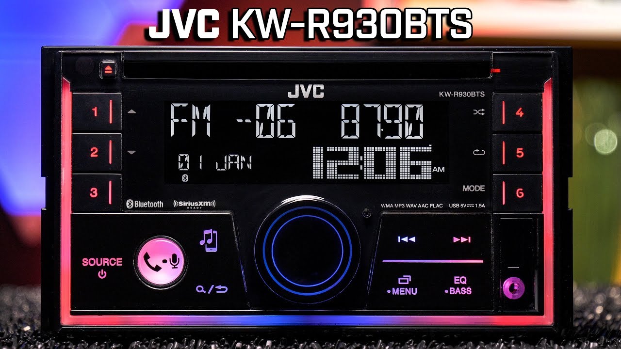Автомобильная стереосистема JVC KW-R930BTS Double Din