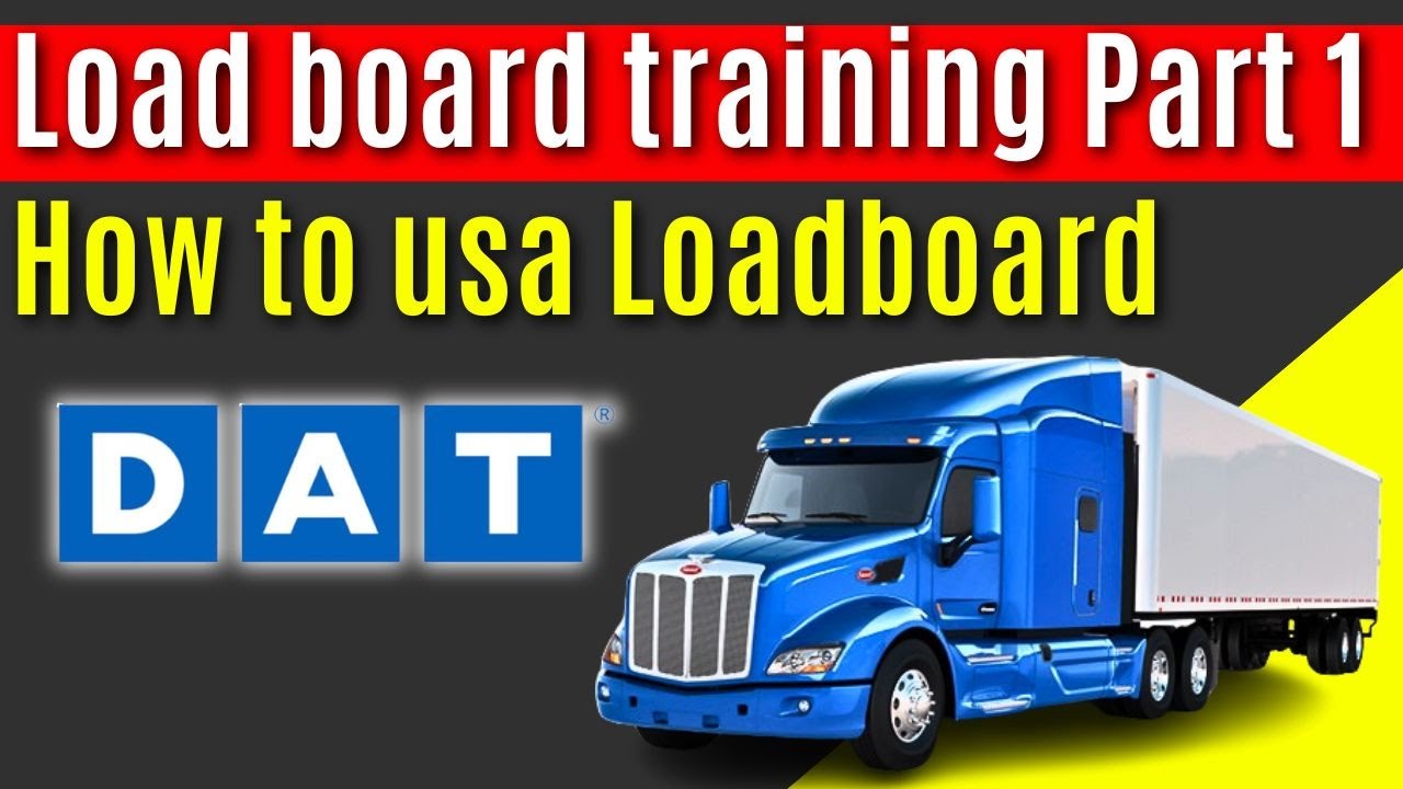 Load board training Part 1: independent truck dispatching Services 11