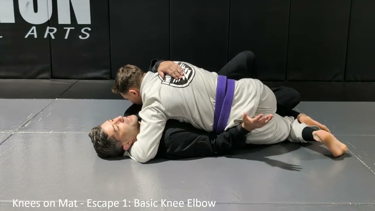 4. Knees on Mat - Escape 1: Basic Knee Elbow