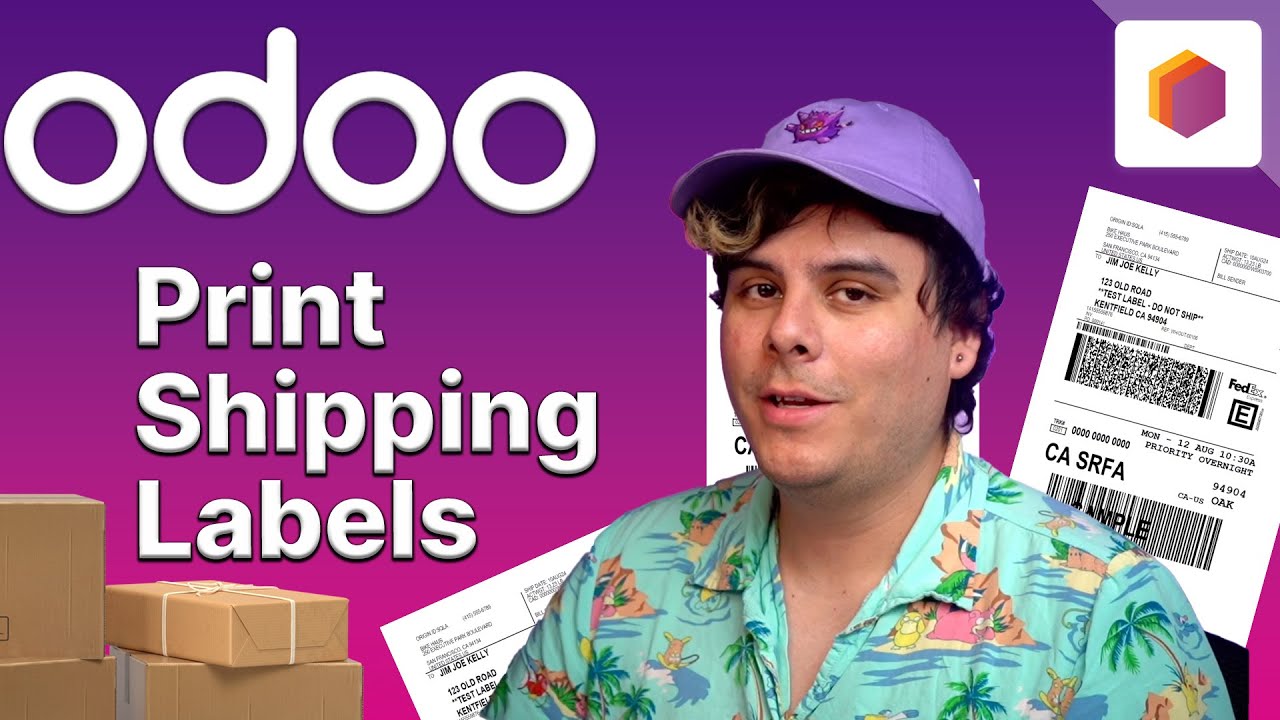 Print Shipping Labels | Odoo Inventory