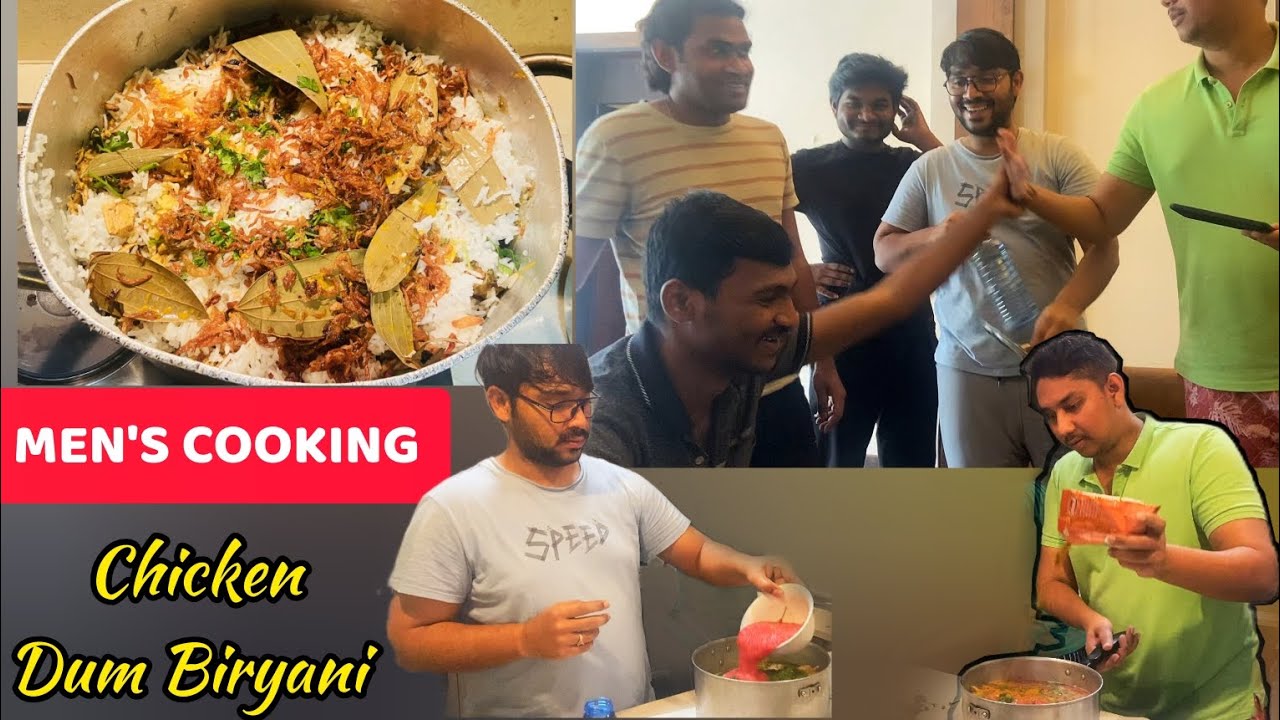 Sunday Bachelor Cooking|Chicken Dum biryani|Men's Cooking #chickenbiryani #biryani @Cookuwithpriya
