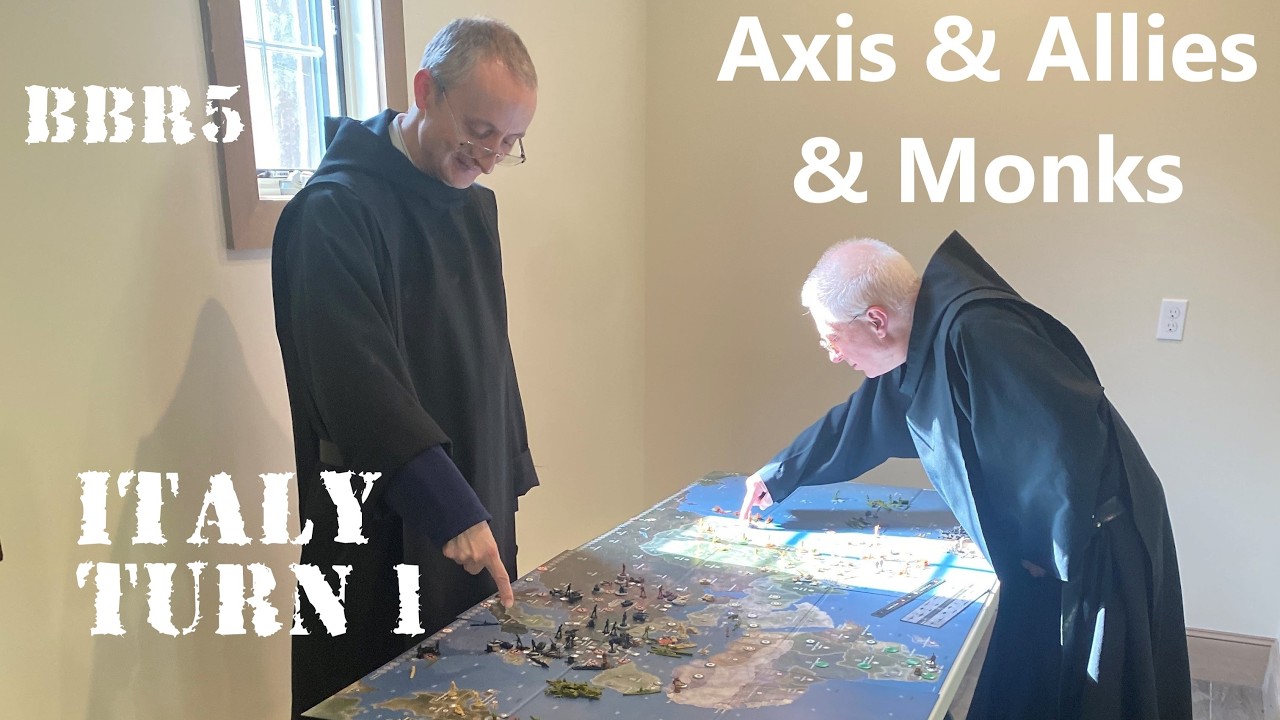 Axis and Allies and Monks BBR5 Game 1 - Italy Turn 1