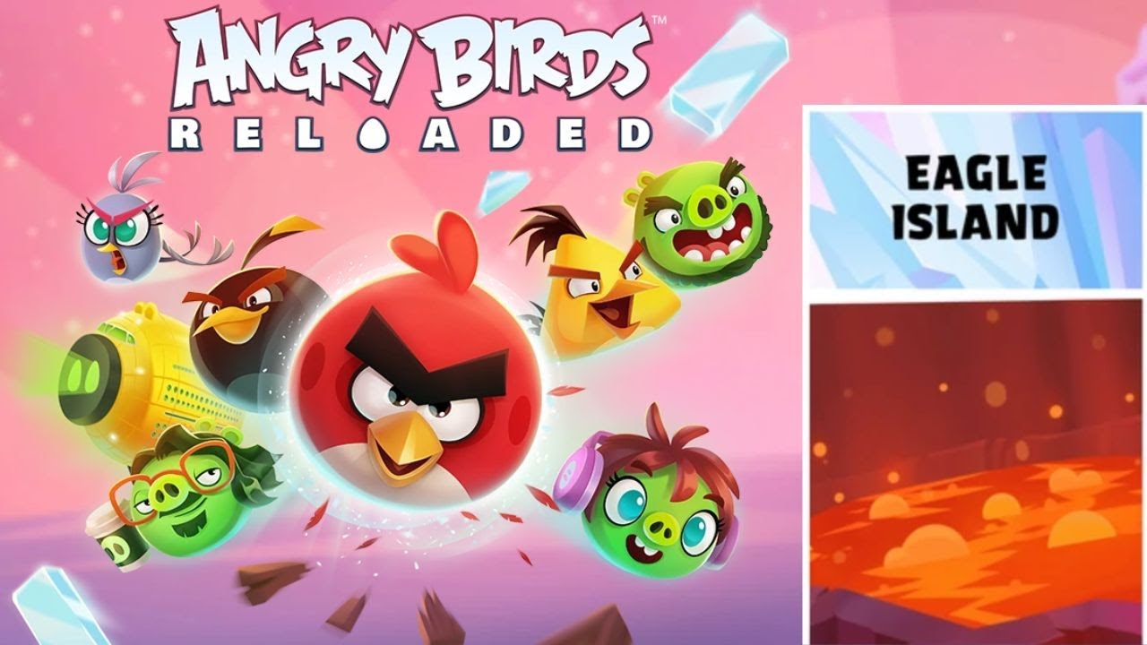 Angry Birds Reloaded (Eagle Island) (V3.5) All Levels & Golden Eggs