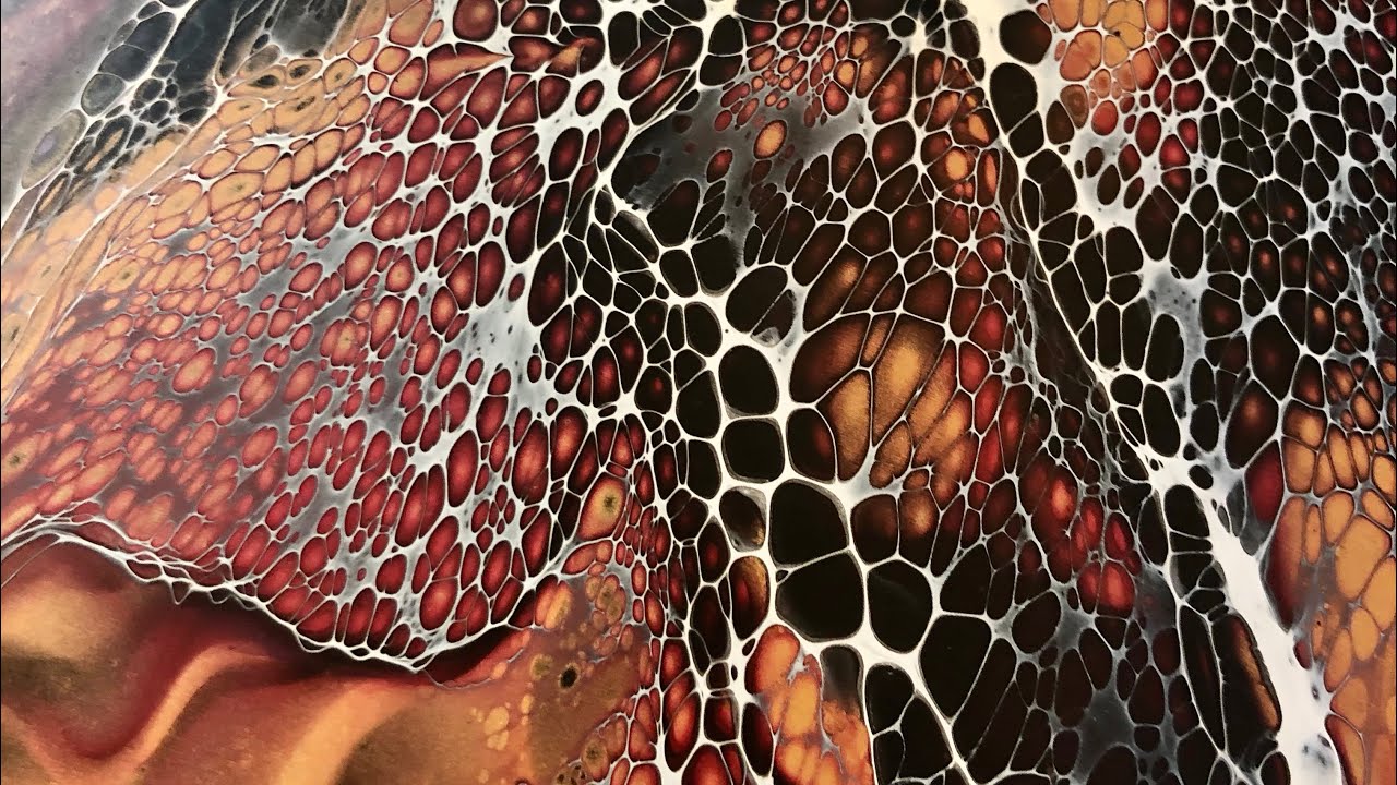 #301. Fluid Art SheleeArt Bloom Without House Paint! / sheleeart bloom technique / split cup pour