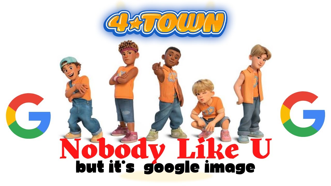 4*TOWN - NOBODY LIKE U but it's GOOGLE IMAGE! #TurningRed #Shorts