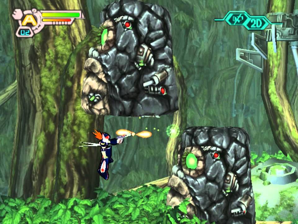 Играем в MegamanX7 #2 (Soulder Stonekong)
