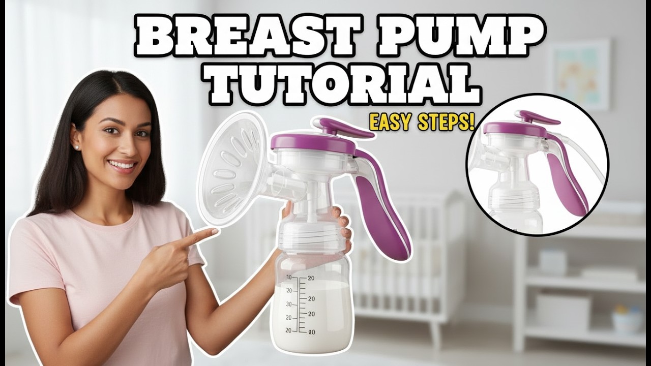 [4K] Breastfeeding with Angel || Tips & Pumping Tutorial || Pump With Me || Pump Training