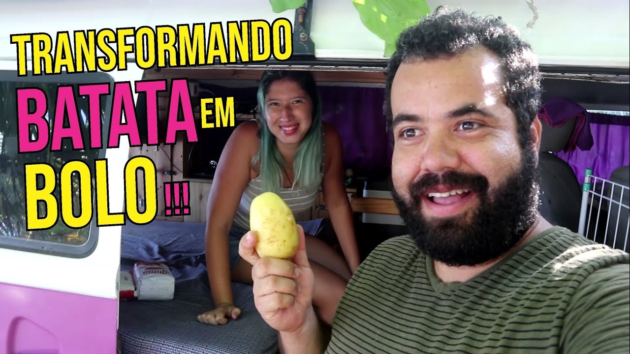 FIZ BOLO DE BATATA de FRIGIDEIRA no MOTORHOME | MasterChinelef