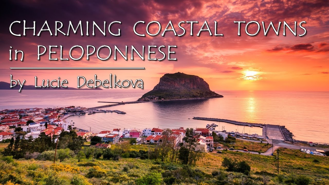 Most Beautiful Coastal Towns in Peloponnese, Greece - Timelapse Video - 4K