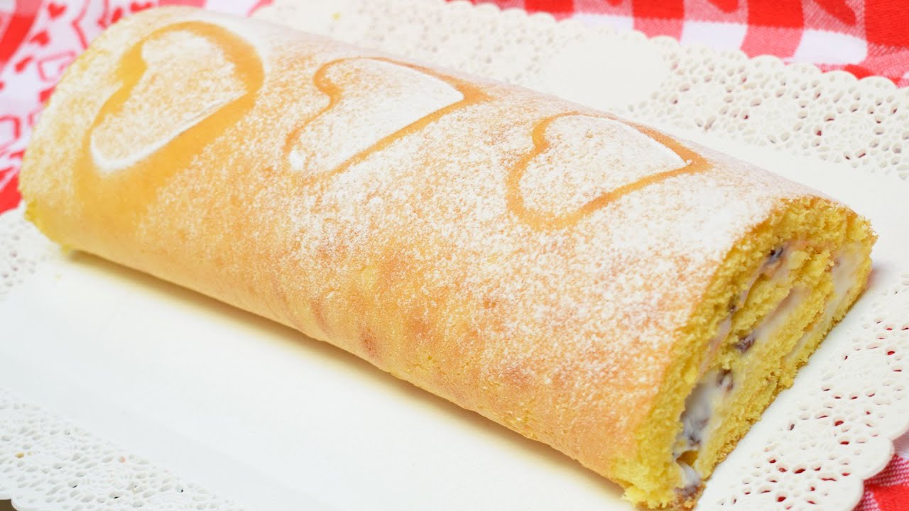 ROTOLO CON CREMA DI RICOTTA facile, veloce, golosissimo