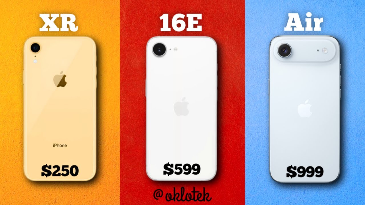 iPhone XR vs 16E vs Air: Which Should You Buy?