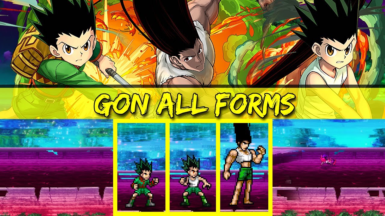 Mugen char Gon NKD all forms by KuroFey and Normador